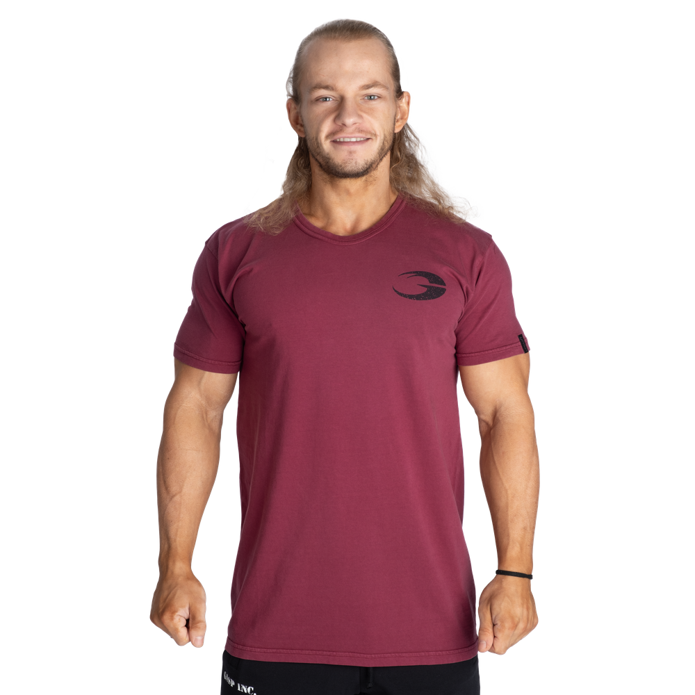 GASP HTK Standard Tee Washed Maroon