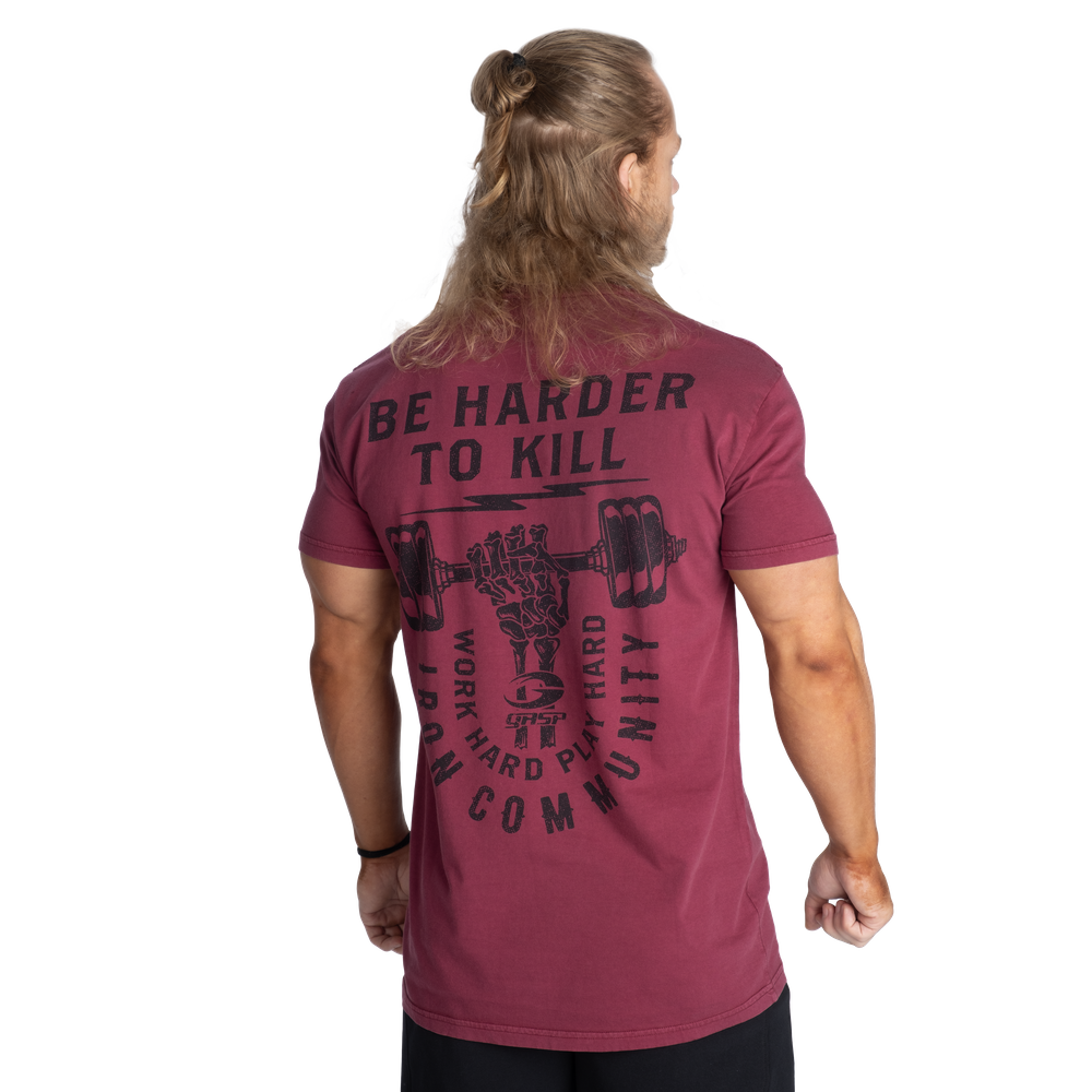 GASP HTK Standard Tee Washed Maroon