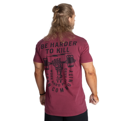 GASP HTK Standard Tee Washed Maroon