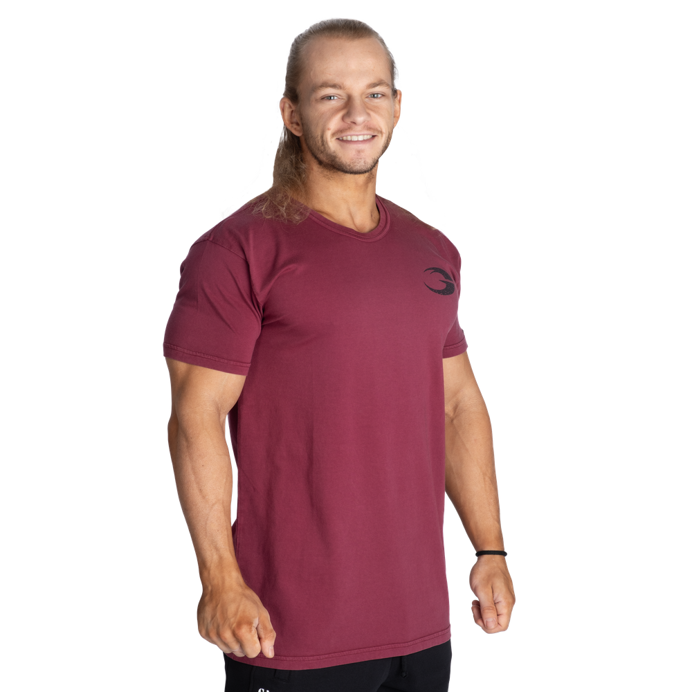 GASP HTK Standard Tee Washed Maroon
