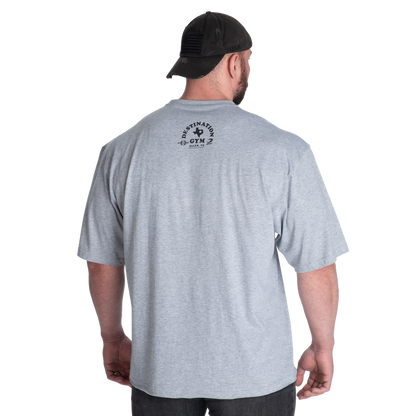 GASP Destination Iron Tee Light Grey Melange