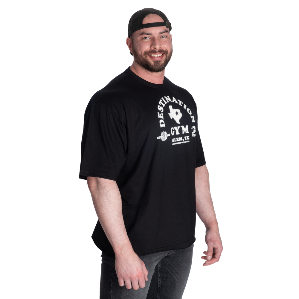 GASP Destination Iron Tee Black/White