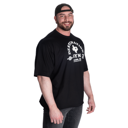 GASP Destination Iron Tee Black/White