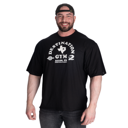 GASP Destination Iron Tee Black/White