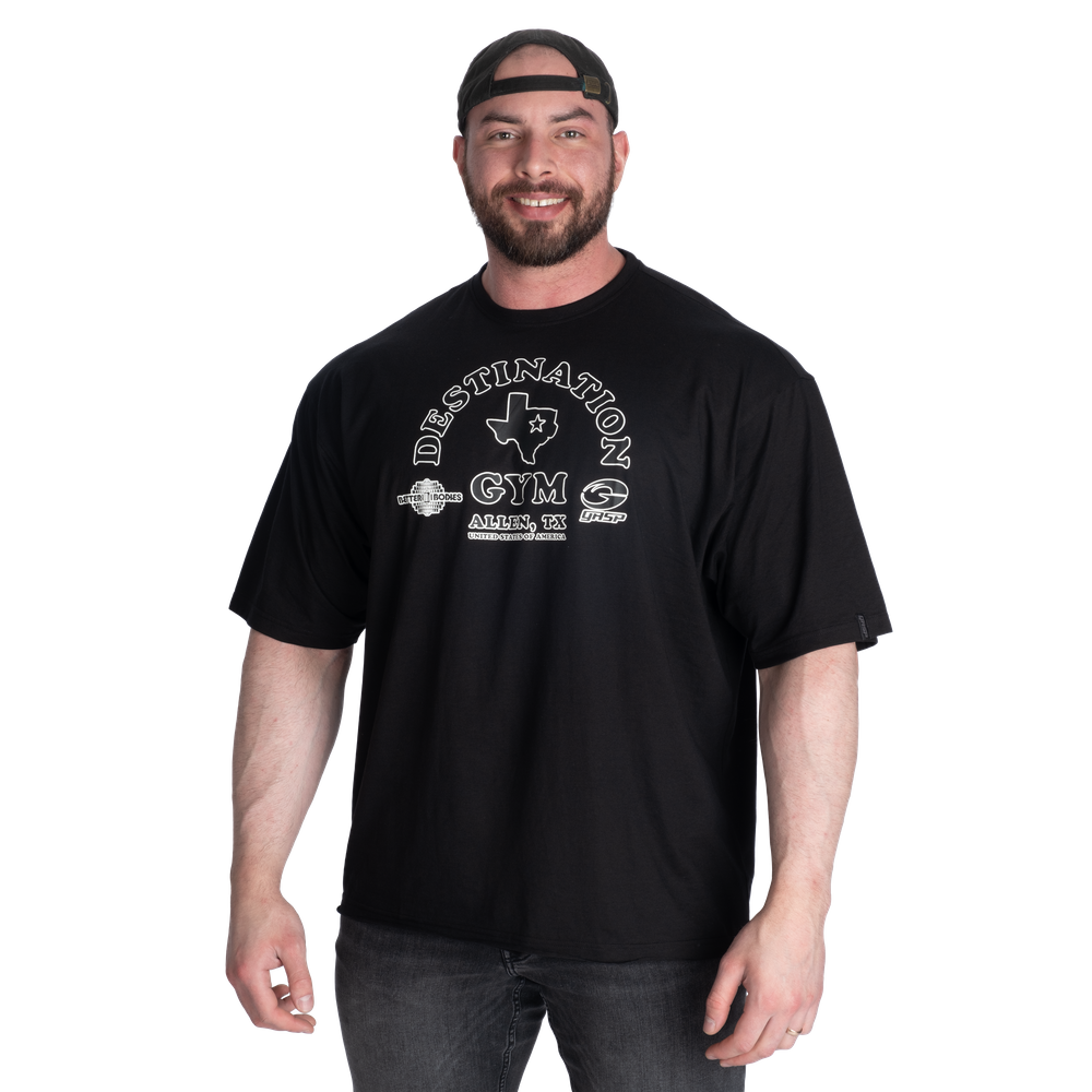 GASP Destination Iron Tee Black