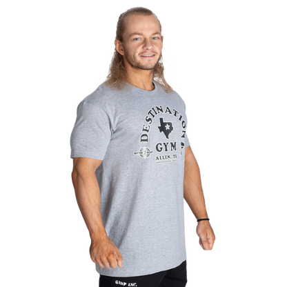 GASP Destination Standard Tee Light Grey Melange