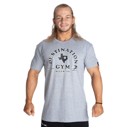 GASP Destination Standard Tee Light Grey Melange