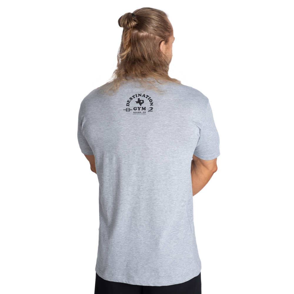 GASP Destination Standard Tee Light Grey Melange