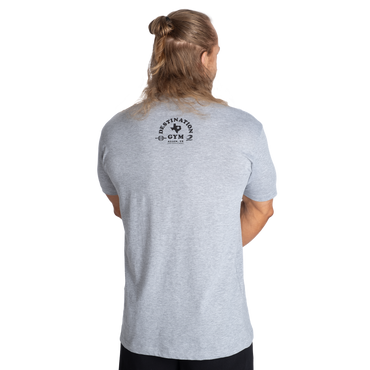 GASP Destination Standard Tee Light Grey Melange