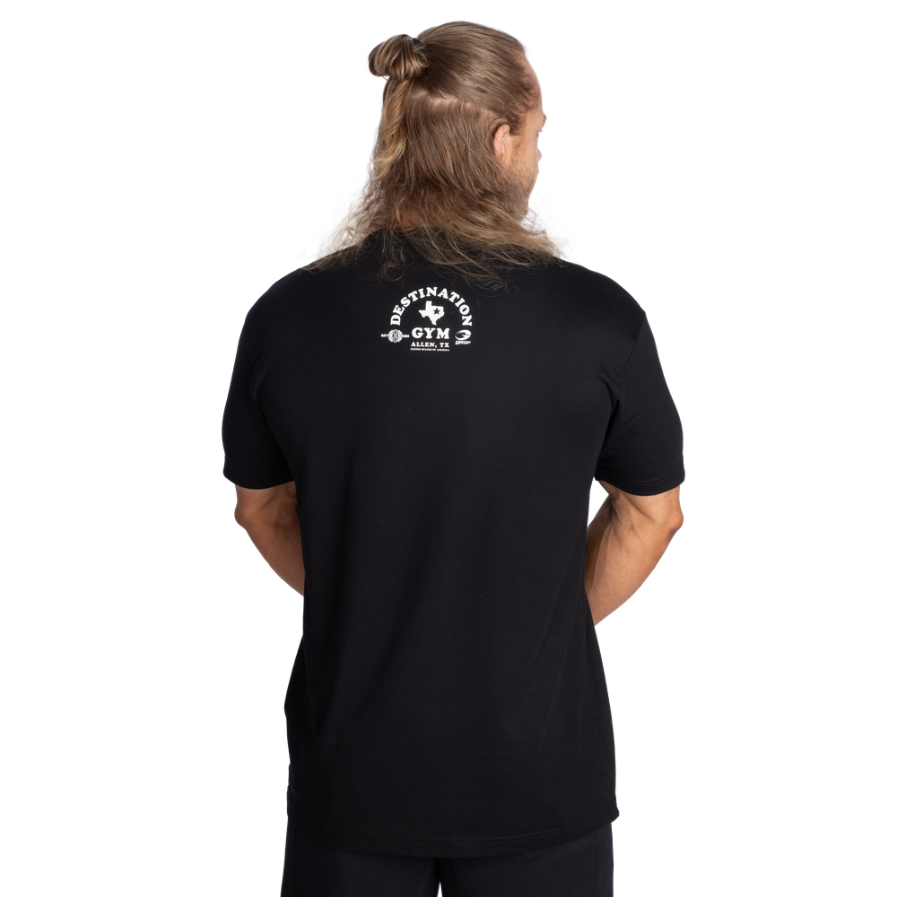 GASP Destination Standard Tee Black/White