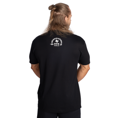 GASP Destination Standard Tee Black/White