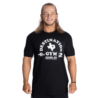 GASP Destination Standard Tee Black/White