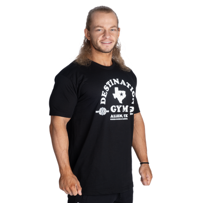 GASP Destination Standard Tee Black/White