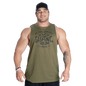 GASP Original Cut Out Tank Army Green Melange
