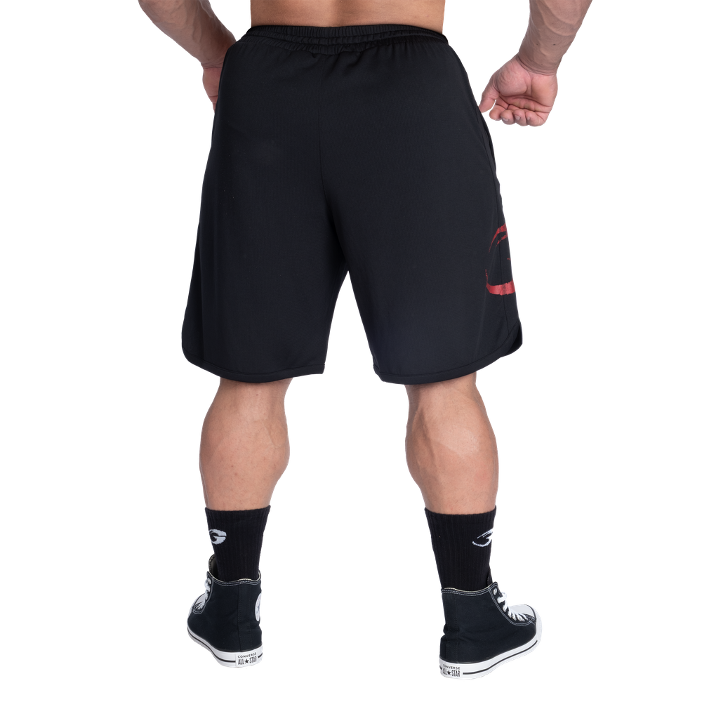 GASP Inc Mesh Shorts 9.5" Black/Red