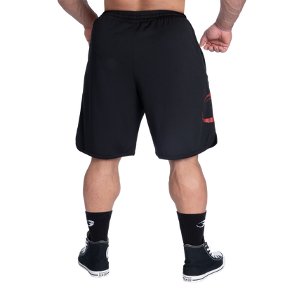 GASP Inc Mesh Shorts 9.5" Black/Red