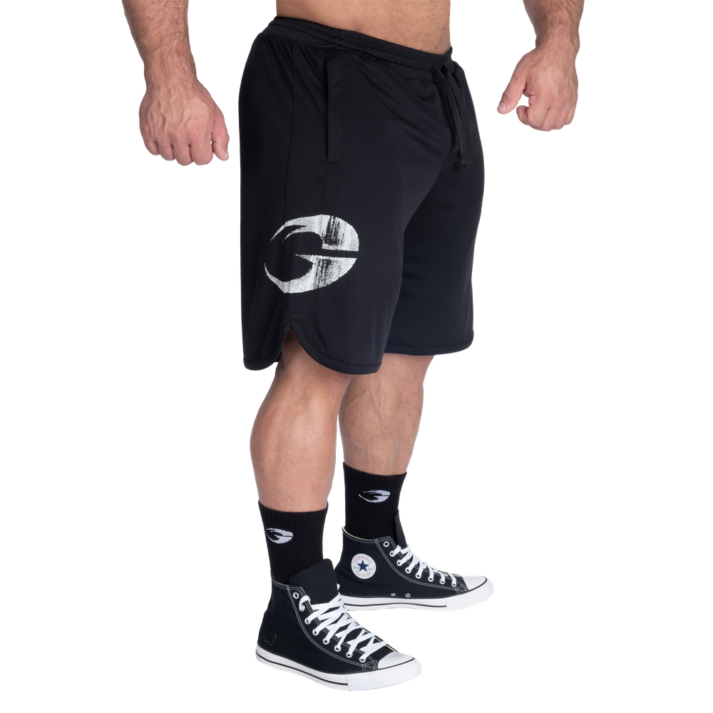 GASP Inc Mesh Shorts 9.5" Black/White