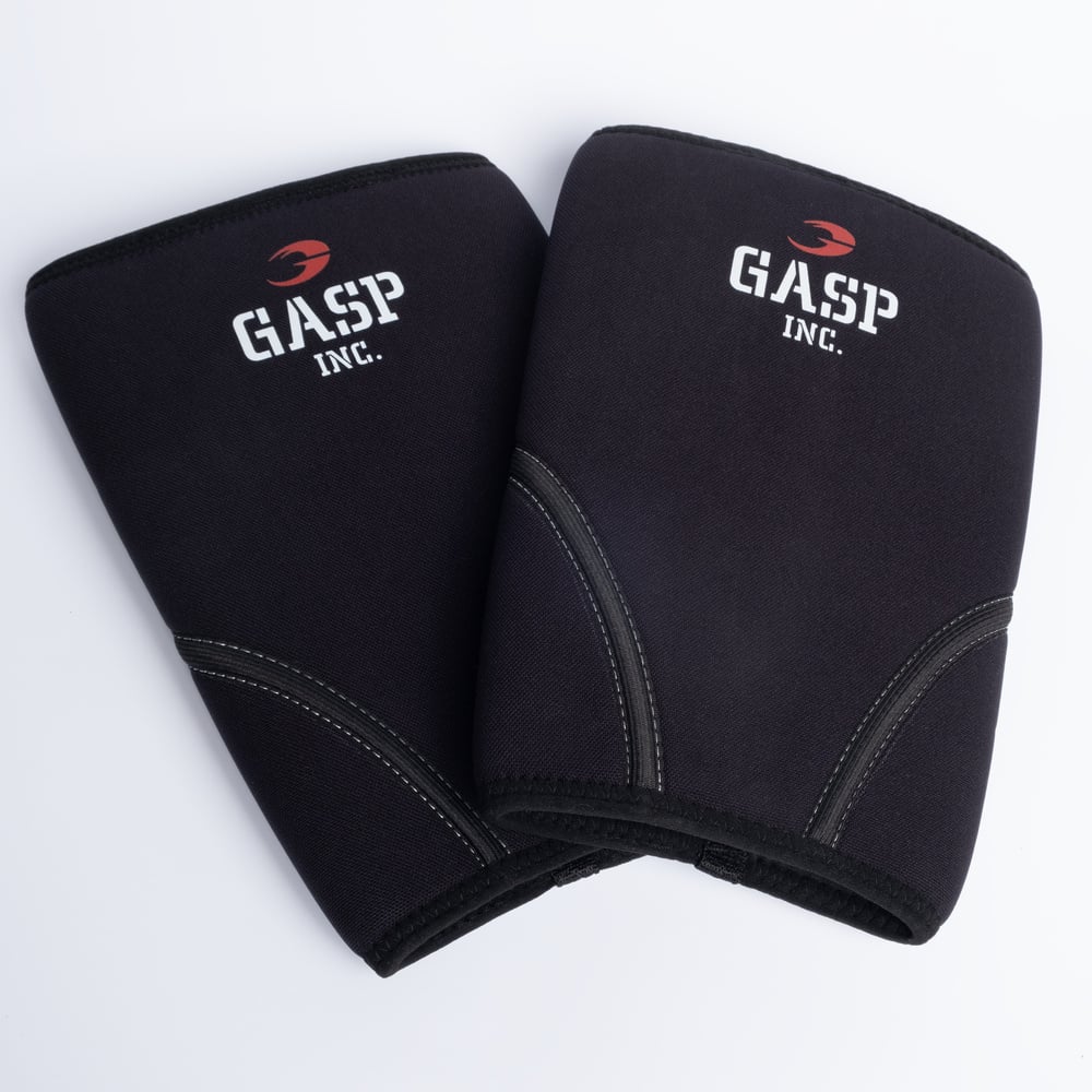 GASP Heavy Duty Knee Sleeves Black