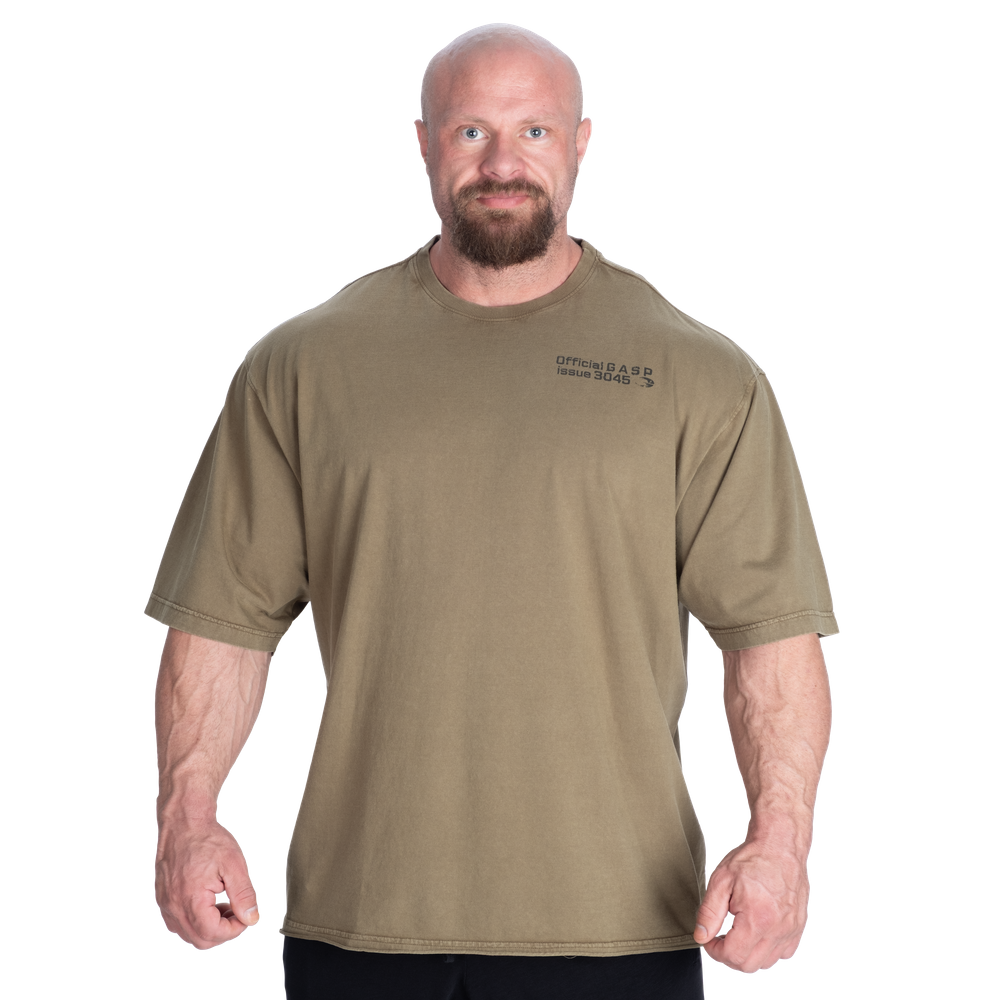 GASP 3045 Iron Tee Washed Green