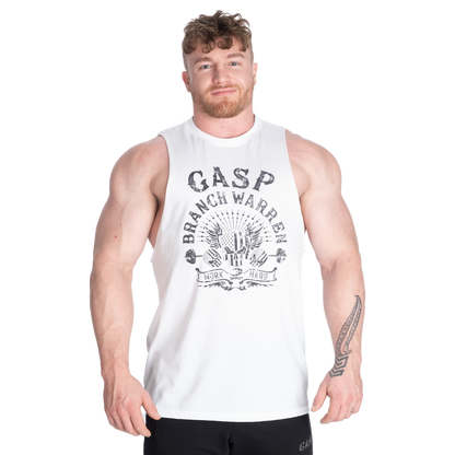 GASP Branch Warren Cut Out Tank White