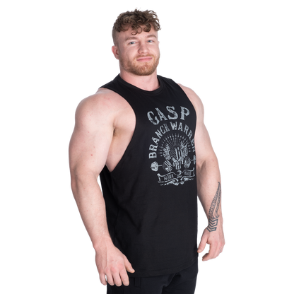 GASP Branch Warren Cut Out Tank Black