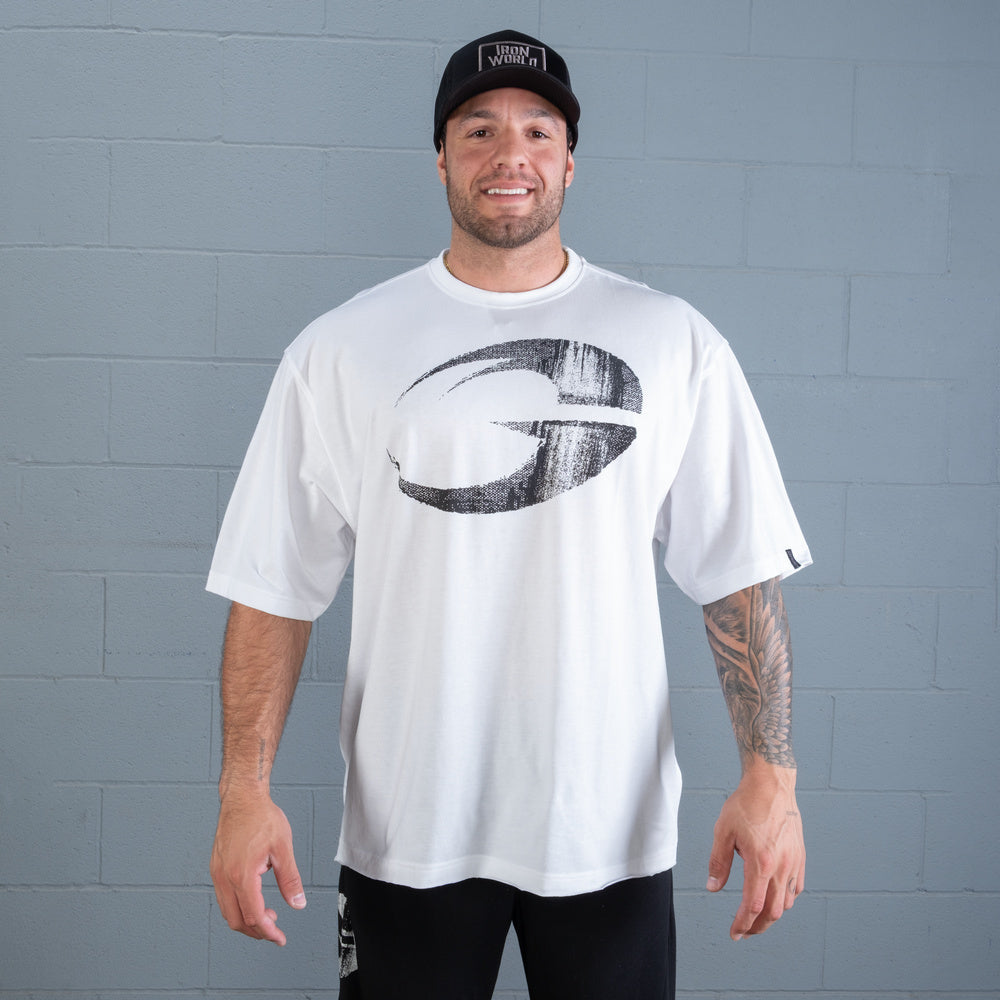 GASP Pump Cover Iron Tee White
