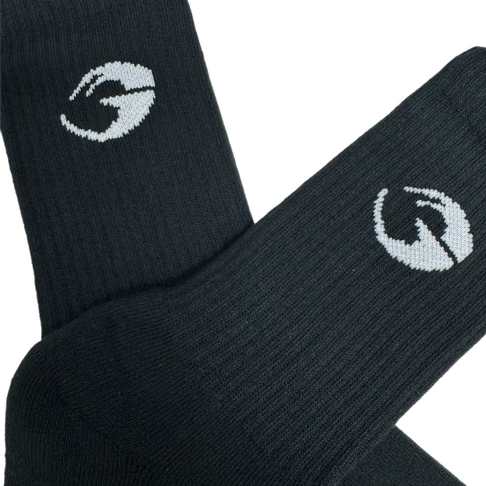 GASP Crew Socks 1-p Black