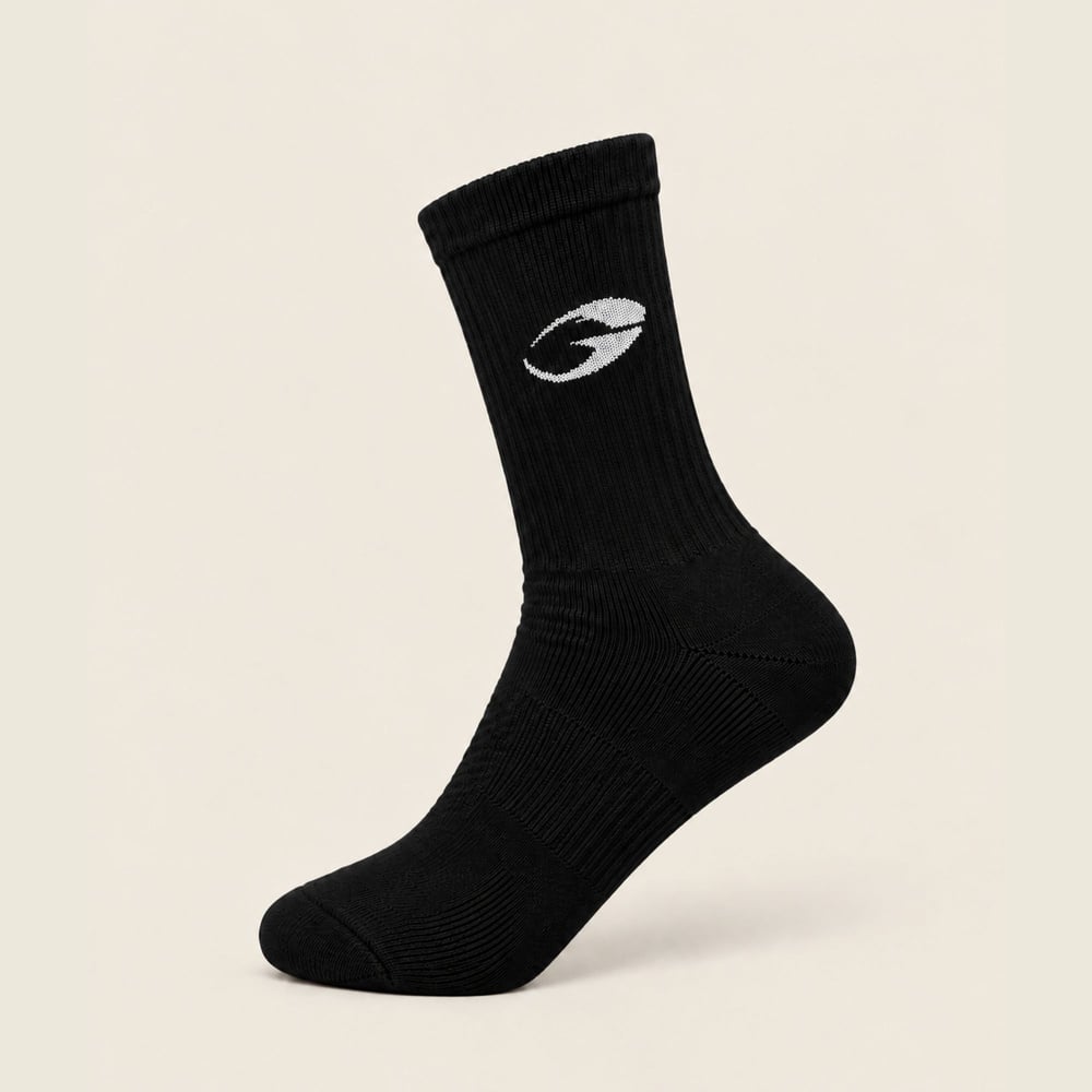 GASP Crew Socks 1-p Black