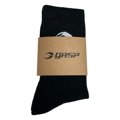GASP Crew Socks 1-p Black