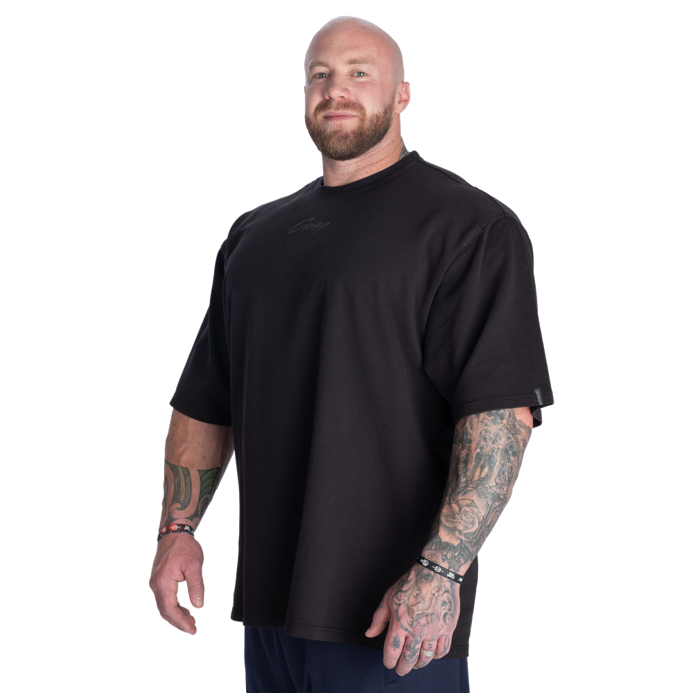 GASP Terry Iron Tee Washed Black