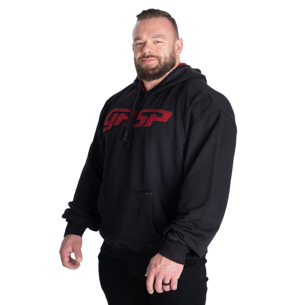 GASP Hood Sweater Black/Red