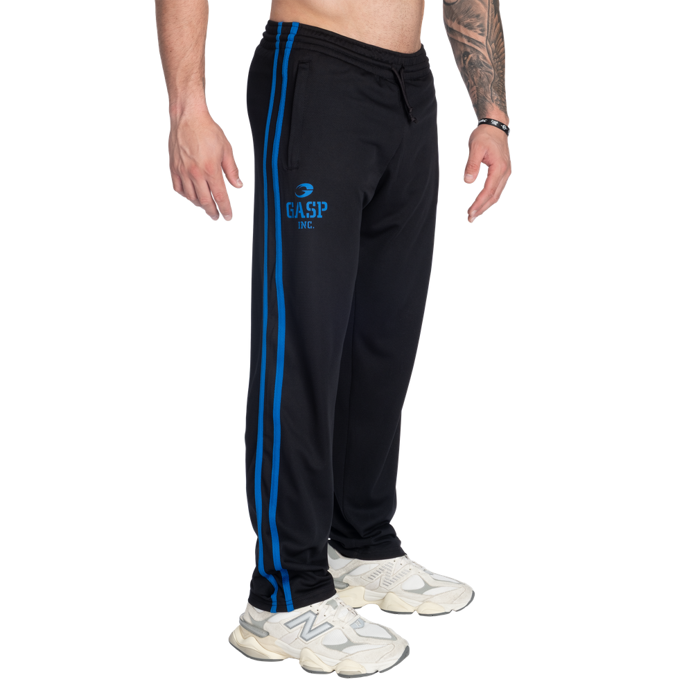 GASP 2 Stripe Standard Mesh Pant Black/Blue
