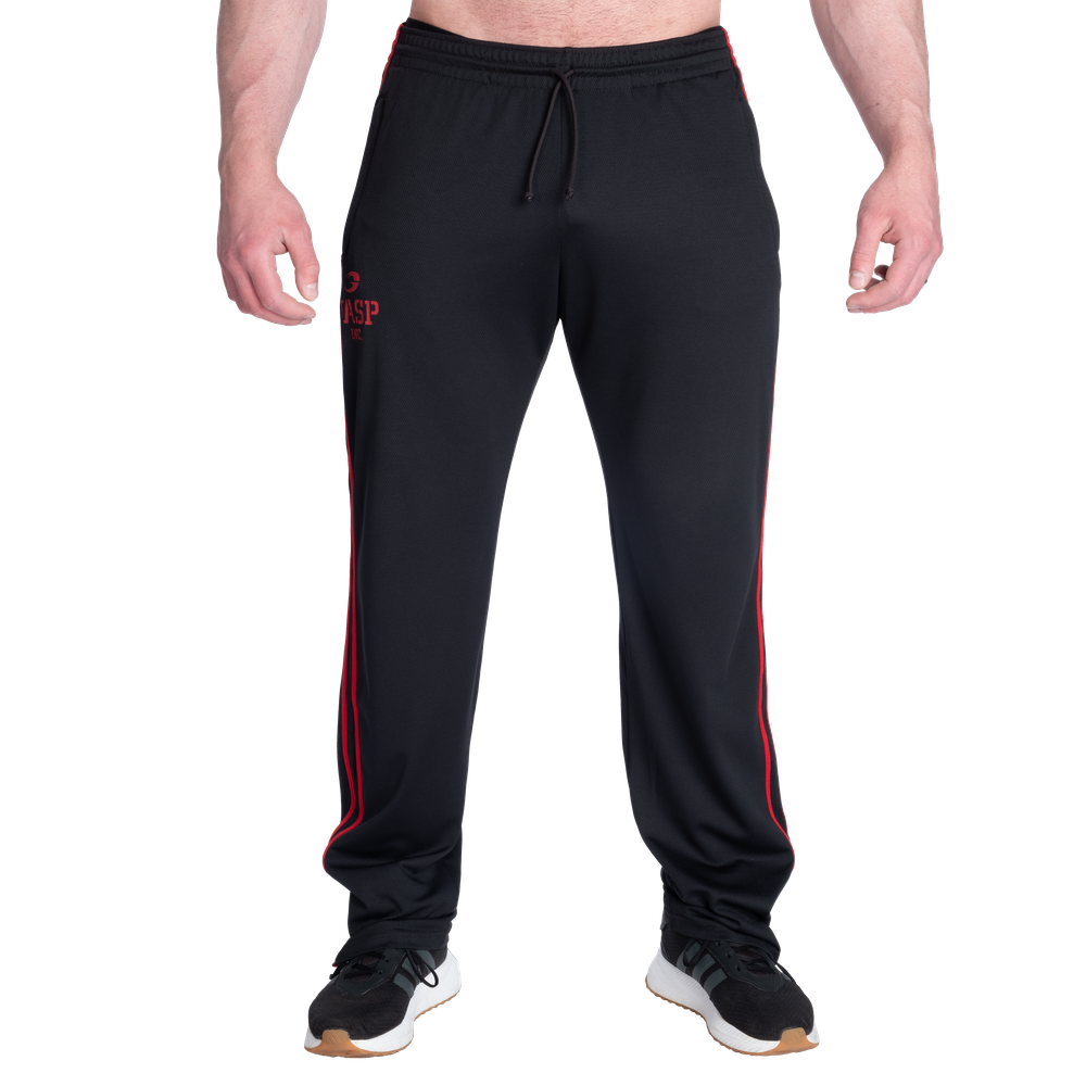 GASP 2 Stripe Standard Mesh Pant Black/Red