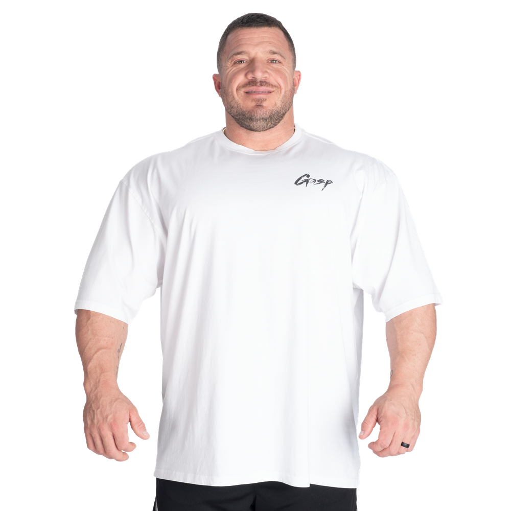 GASP Washed Iron Tee White