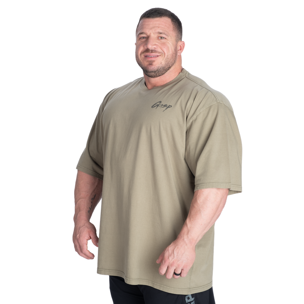 GASP Washed Iron Tee Washed Green