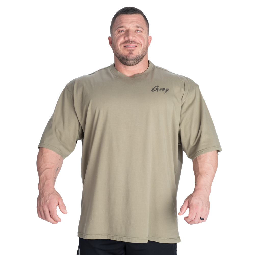 GASP Washed Iron Tee Washed Green