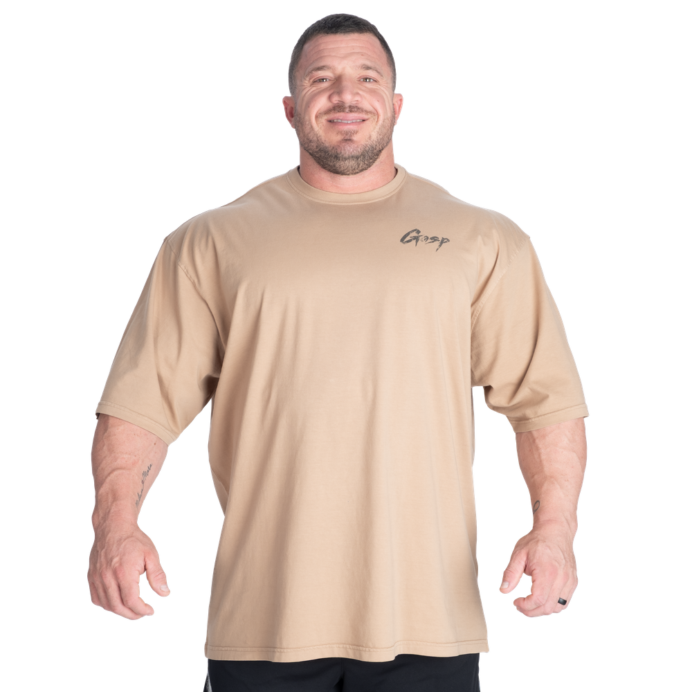 GASP Washed Iron Tee Washed Desert