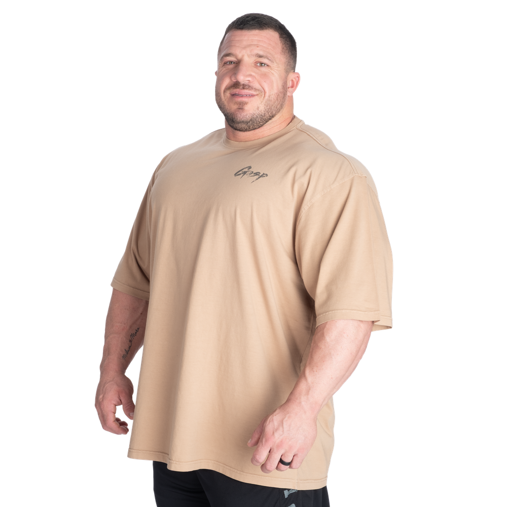 GASP Washed Iron Tee Washed Desert