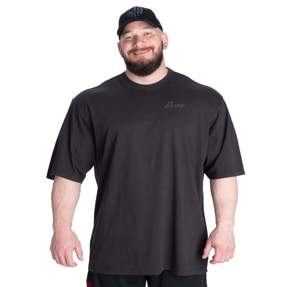 GASP Washed Iron Tee Washed Black