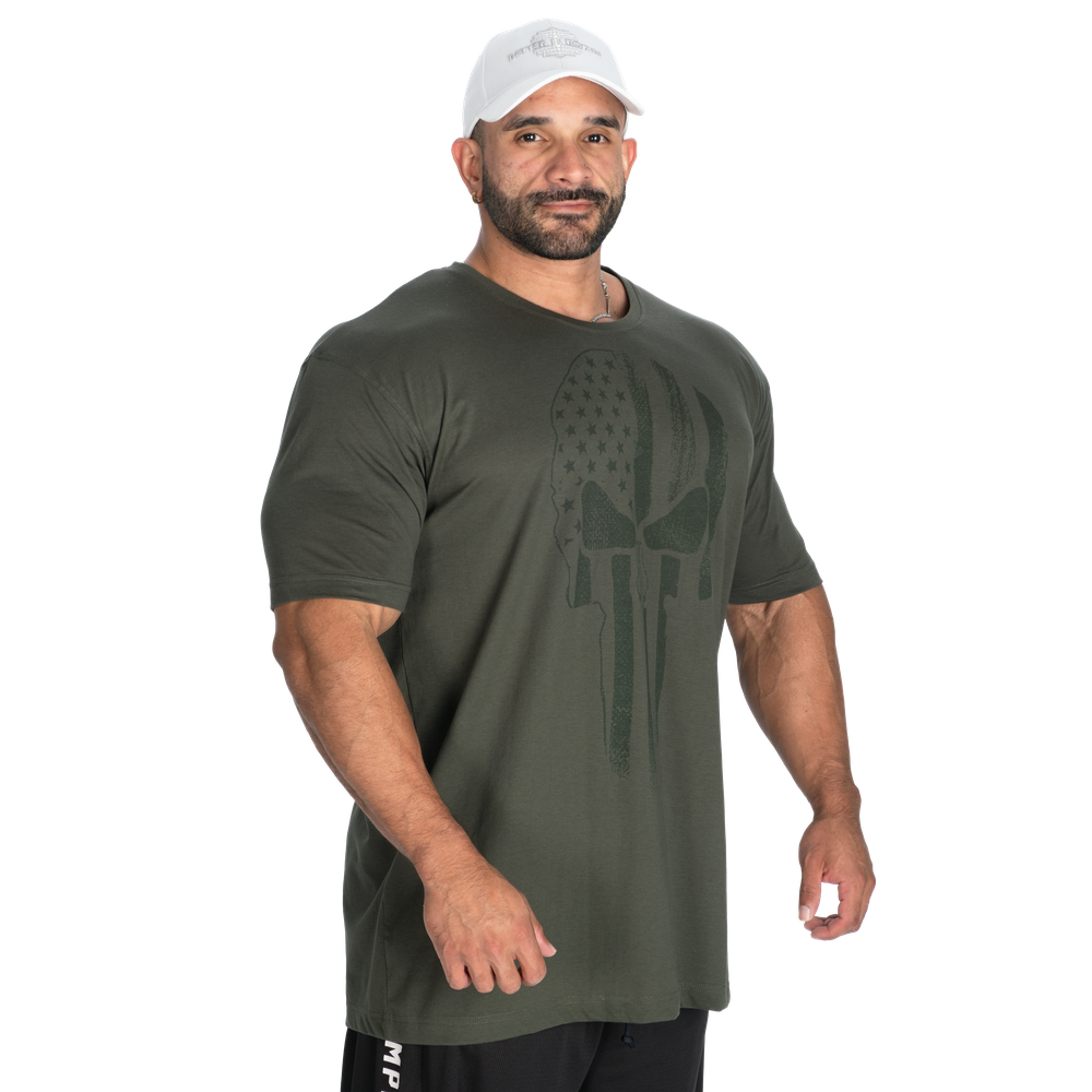 GASP Skull Standard Tee Deep Forest