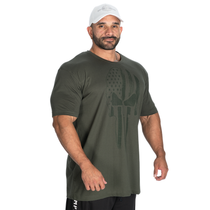 GASP Skull Standard Tee Deep Forest