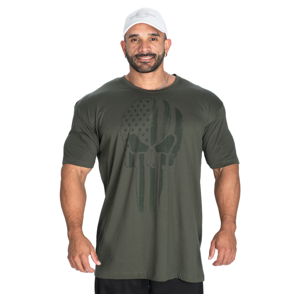 GASP Skull Standard Tee Deep Forest