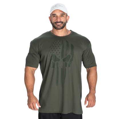 GASP Skull Standard Tee Deep Forest