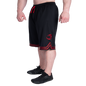 GASP Basketball Iron Shorts 11.5" Black/Red
