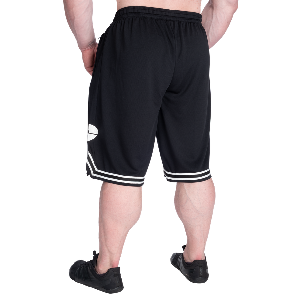 GASP Basketball Iron Shorts 11.5" Black/White