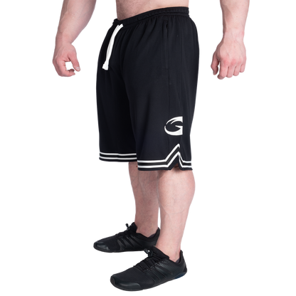 GASP Basketball Iron Shorts 11.5" Black/White