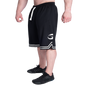 GASP Basketball Iron Shorts 11.5" Black/White