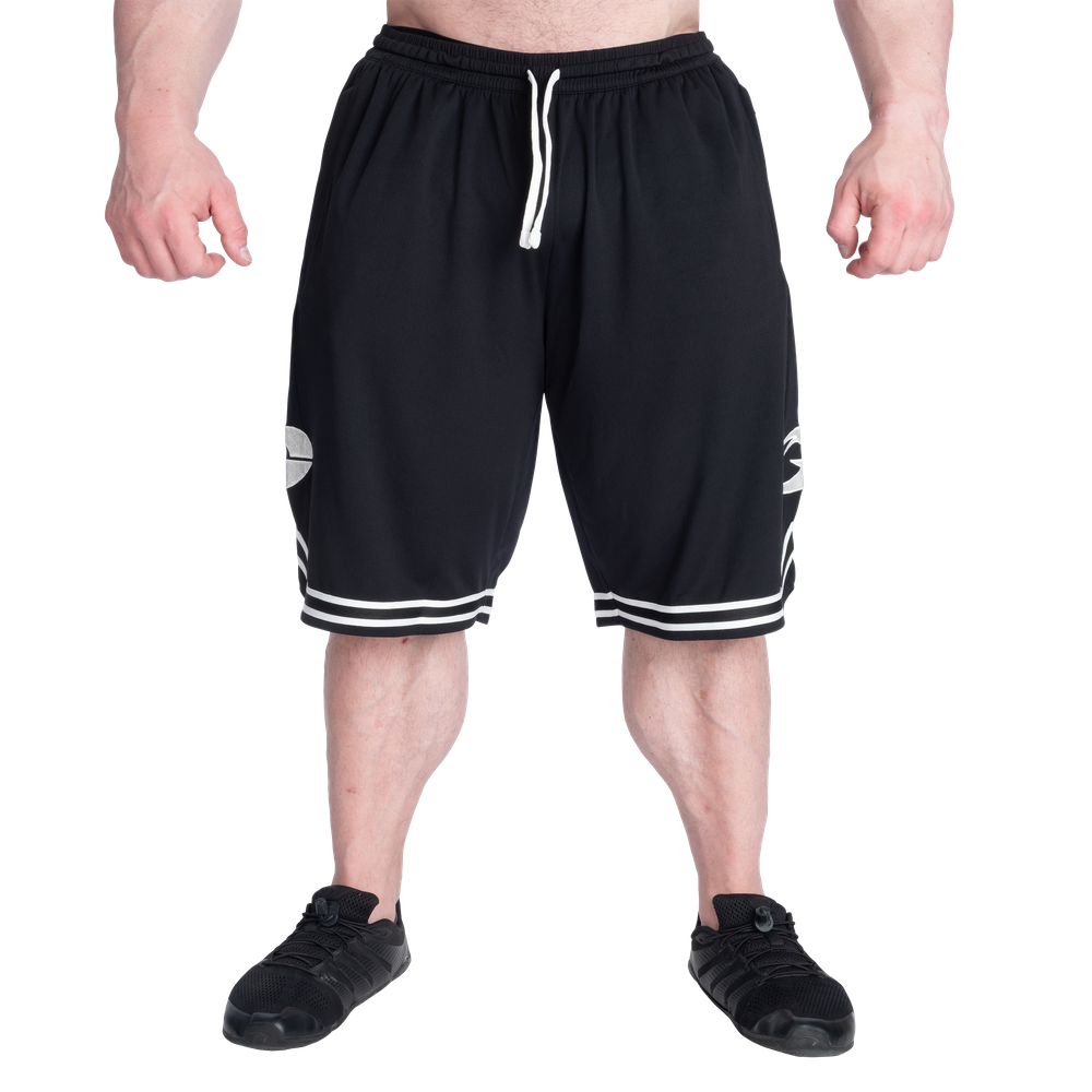 GASP Basketball Iron Shorts 11.5" Black/White