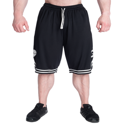 GASP Basketball Iron Shorts 11.5" Black/White