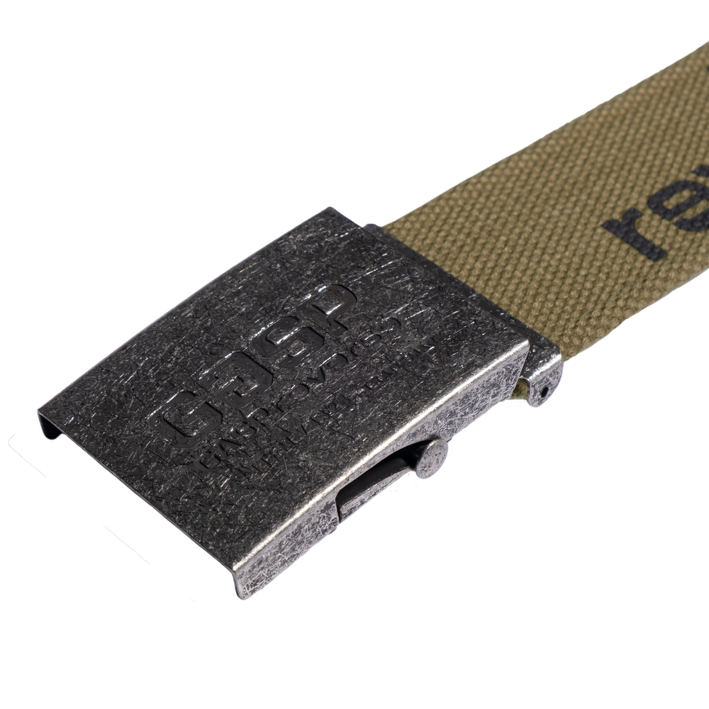 GASP Vintage Belt Washed Khaki